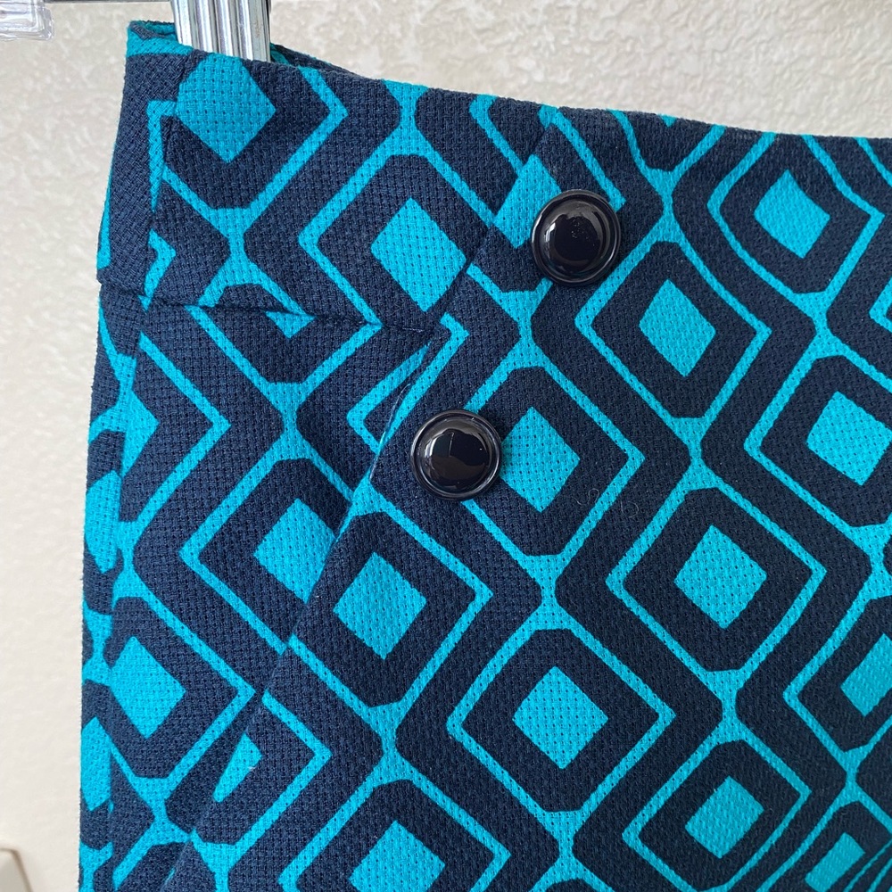 Loft Professional Diamond Pattern Petite Skirt - image 3